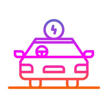 araba simgesi vektör illüstrasyonu