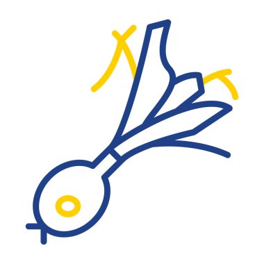 Soğan vektörü simgesi, illüstrasyon 