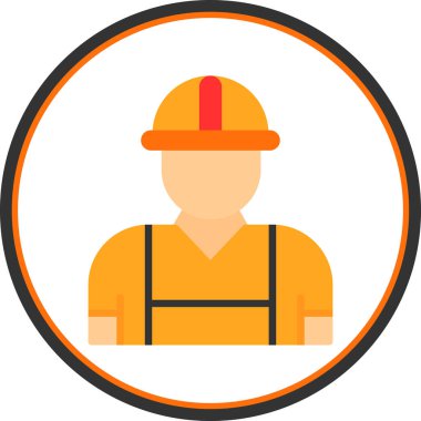 Miğfer vektör illüstrasyonlu mimar. 