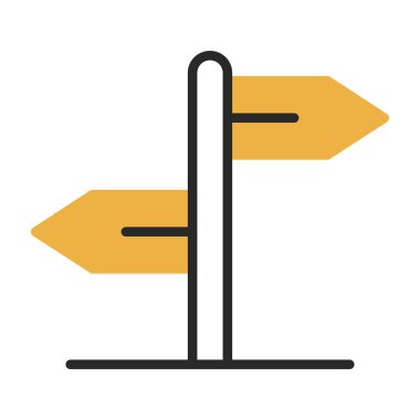 yön işareti vektör illüstrasyonuName