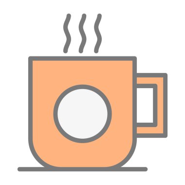 Kupa web simgesi, vektör illüstrasyonu 