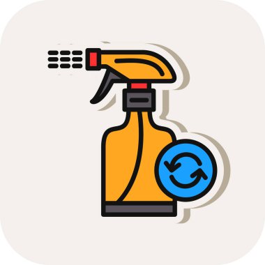 Tek izole edilmiş ateş simgesinin vektör çizimi