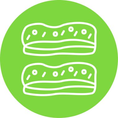 Gıda simgesinin vektör illüstrasyonu