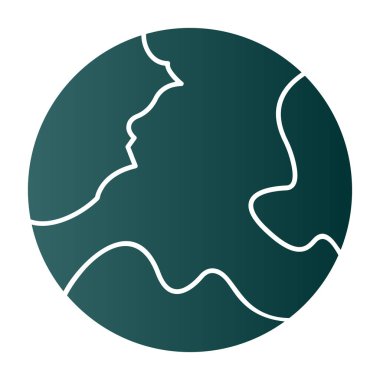 Yeryüzü ikonu vektör illüstrasyonuName                   