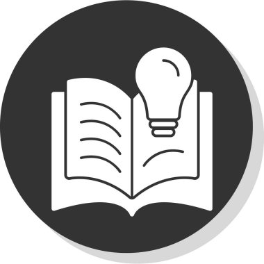 kitap simgesi, vektör illüstrasyonu