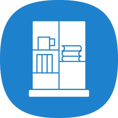 Kitap Davası ikon vektör illüstrasyonu