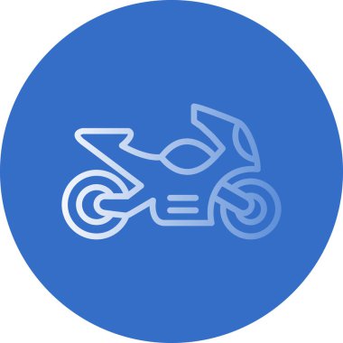 motosiklet web simgesi basit tasarım