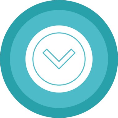 ok simgesi, vektör illüstrasyonu 