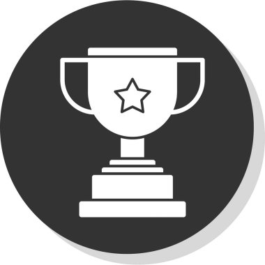 kupa vektör illüstrasyonu, simge ögesi arkaplanı                       