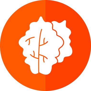 beyin ikonu vektör illüstrasyonu