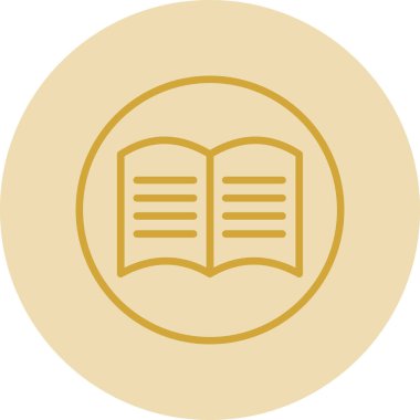 El kitabı simgesi vektör illüstrasyonu