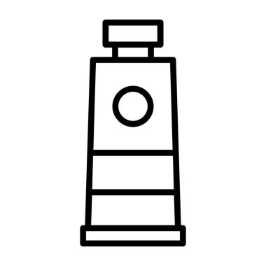 Basit bir resmetme tüpü simgesini boya 