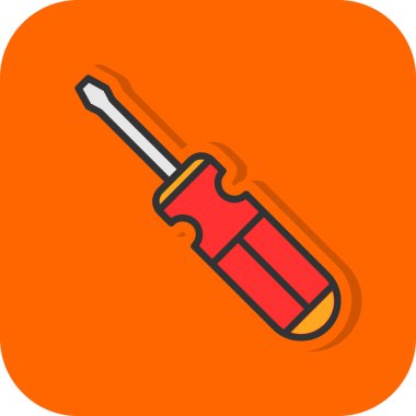 tornavida aracı simge vektör illüstrasyon tasarımı