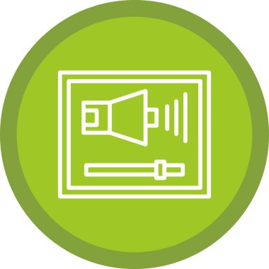 hoparlör vektör illüstrasyonu