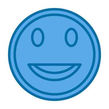 Moda tarzı ve vektör illüstrasyonunda emoji simgesi