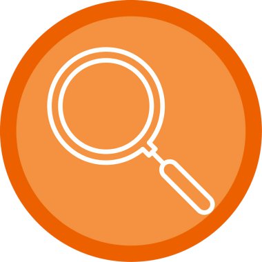 büyütme cam vektör simgesi