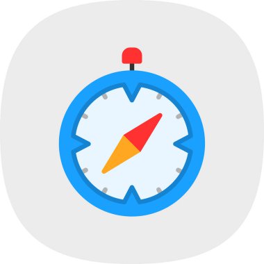 Safari tarayıcısı. Web simgesi basit illüstrasyon