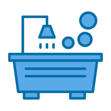 Sepet. Web simgesi basit illüstrasyon