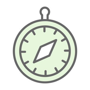 vector illustration of Compass modern icon            