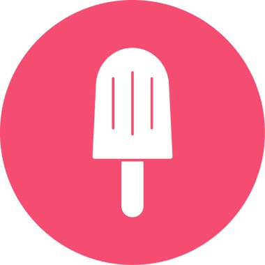 dondurma ikonu vektör illüstrasyonu