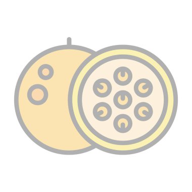 Çizgi film Passionfruit 'in vektör çizimi