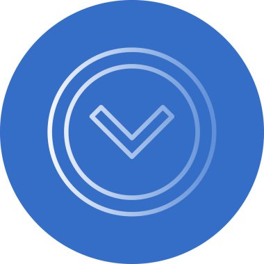 ok simgesi, vektör illüstrasyonu 