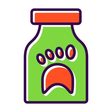 meyve suyu şişesi vektör illüstrasyonu