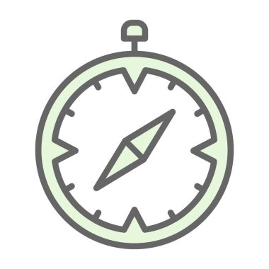 Safari tarayıcısı. Web simgesi basit illüstrasyon