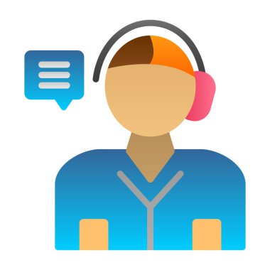 çağrı merkezi vektör simgesi