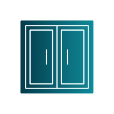 kapı vektör illüstrasyonu, simge