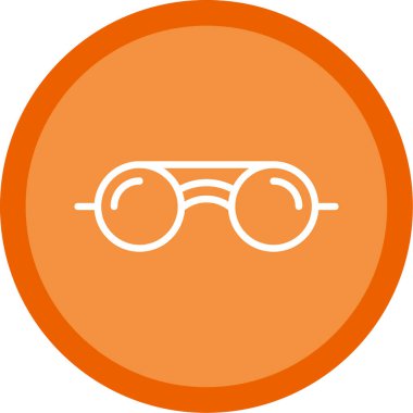 göz gözlük simge vektör çizim