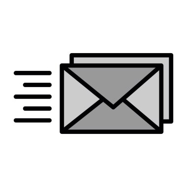 e- posta simgesi, vektör illüstrasyonu basit tasarım