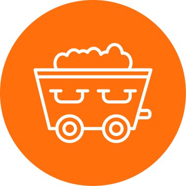 Tramvay Simgesi vektör çizimi