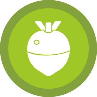 Rutabaga web simgesi vektör illüstrasyonu