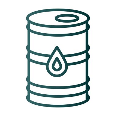 Petrol varil simge vektör çizim