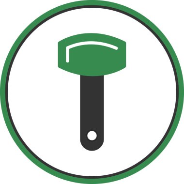 çekiç araç simgesi. vektör illüstrasyonu