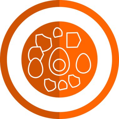 pasta grafiği dairesel simgesi