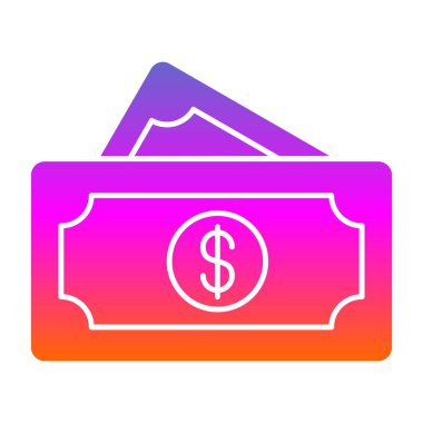 Para için. Web simgesi basit illüstrasyon 