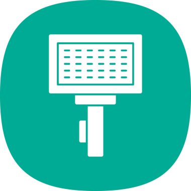 fırça ağ ikonu vektör illüstrasyonu