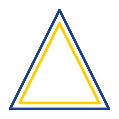 üçgen simgesi, satır biçimi