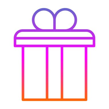 gift box. web icon simple illustration 