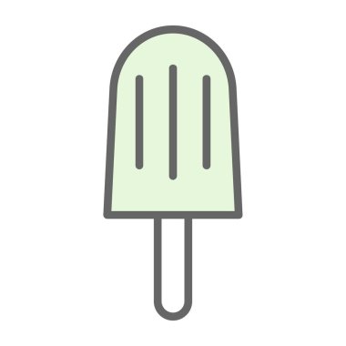 dondurma ikonu vektör illüstrasyonu