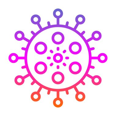 Virüs ikonu vektör illüstrasyonu