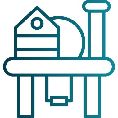 inşaat simgesi vektör illüstrasyonu