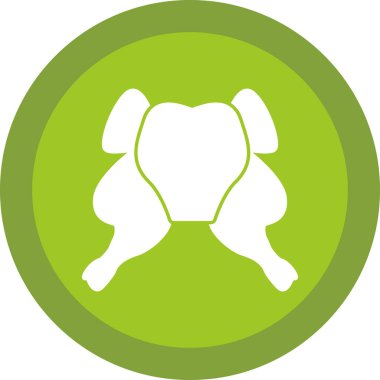 Kaplumbağa düz vektör simgesi