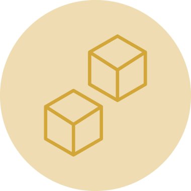 Modern b 'nin vektör illüstrasyonu kutu simgesinden yoksun