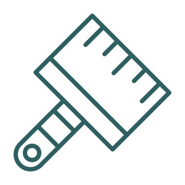 fırça boya aracı simgesi dış hat biçiminde