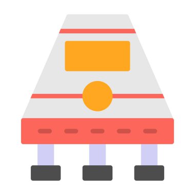 uzay gemisi kapsülü ikon vektör çizimi