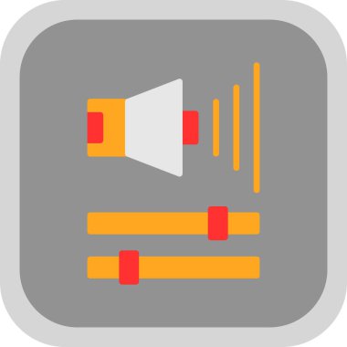 Ses Web simgesi, vektör çizim. 