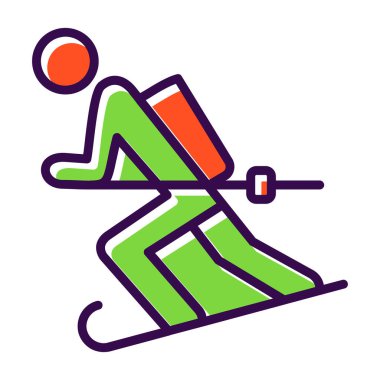 Moda tarzında izole edilmiş buz hokeyi simgesi